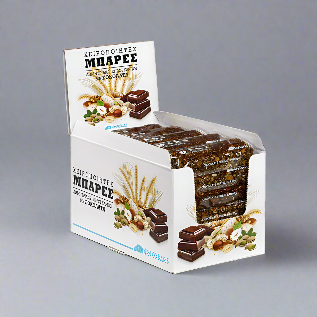 CEREAL BARS CHOCOLATE & NUTS HANDMADE