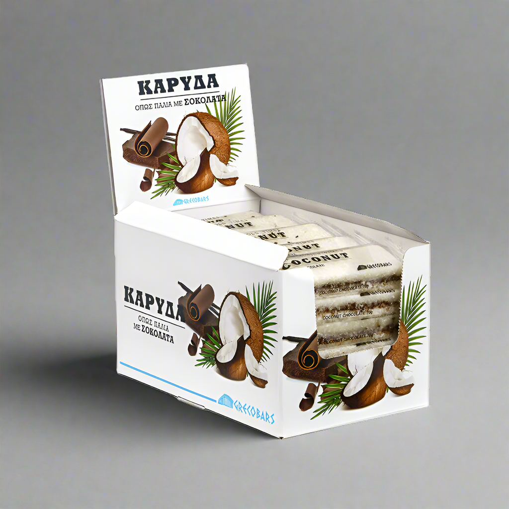 CEREAL BARS COCONUT CHOCOLATE & NUTS HANDMADE