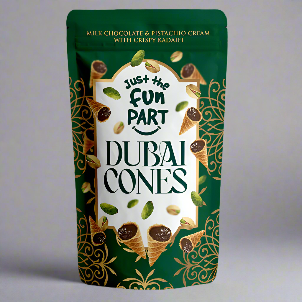 DUBAI CHOCOLATE WAFFLE CONES