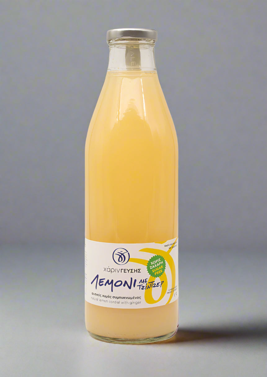 ORGANIC JUICE CONCENTRATE LEMON & GINGER (SUGAR-FREE)